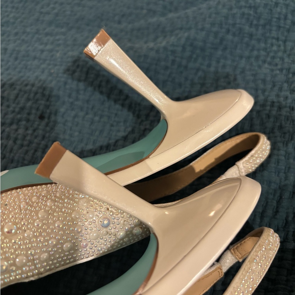Betsey Johnson Pearl-Studded Heels - Picture 8 of 9